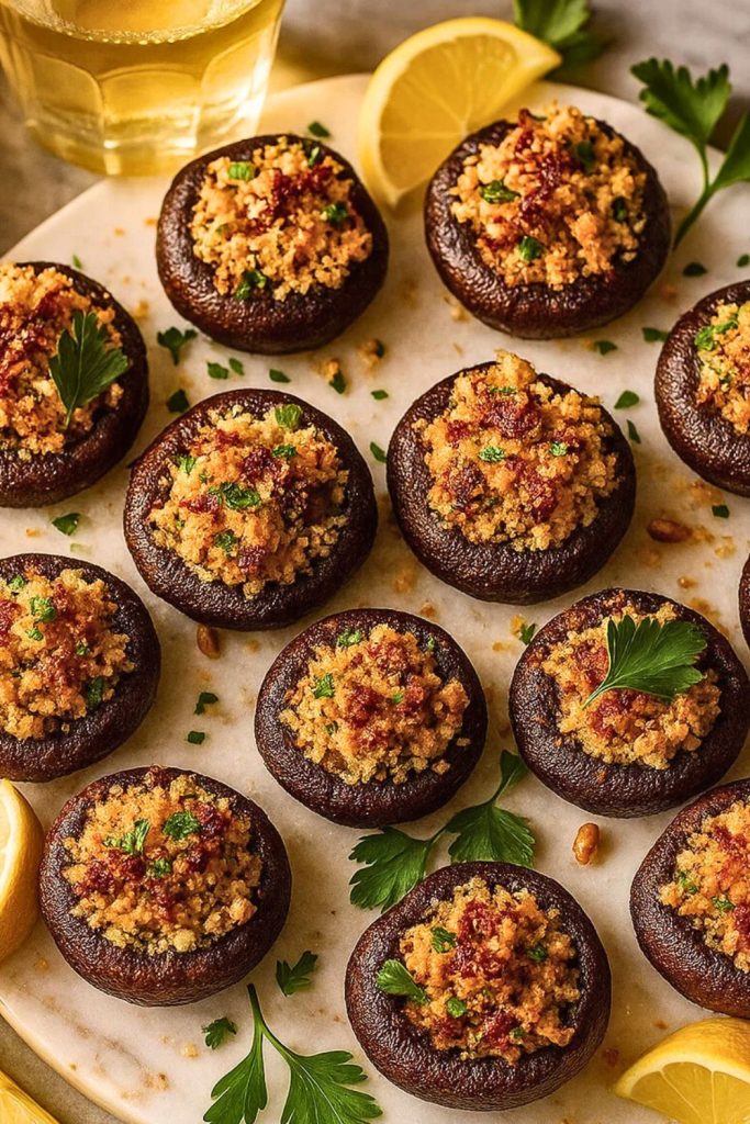 Easy Stuffed Mushrooms