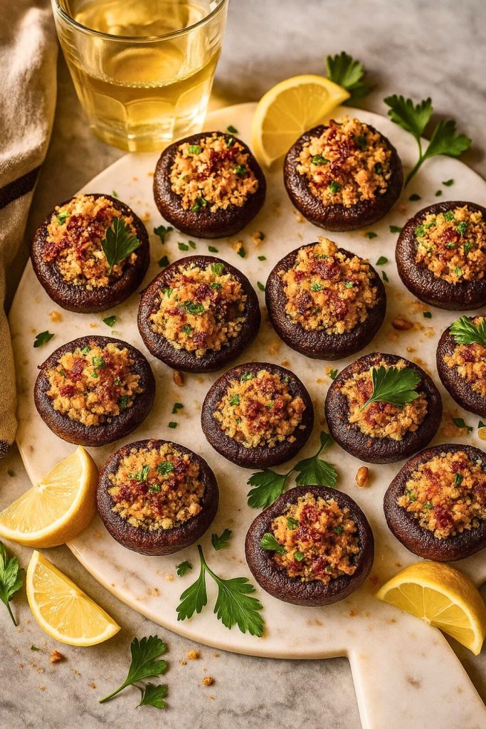 Easy Stuffed Mushrooms