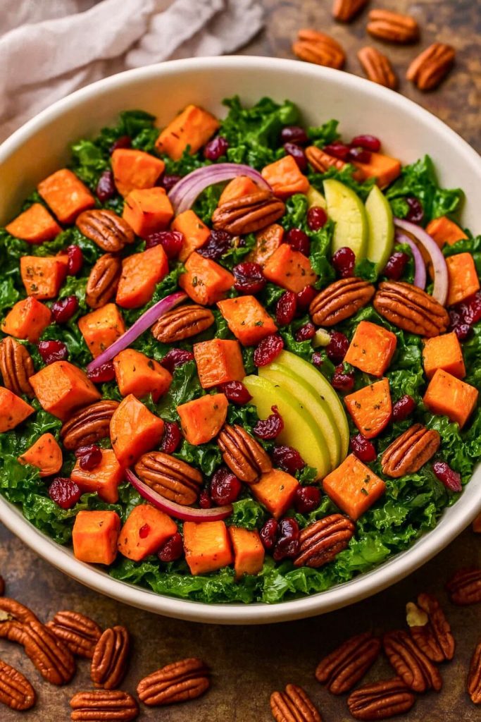 Sweet Potato And Pecan Salad