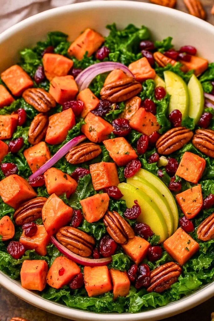 Sweet Potato And Pecan Salad