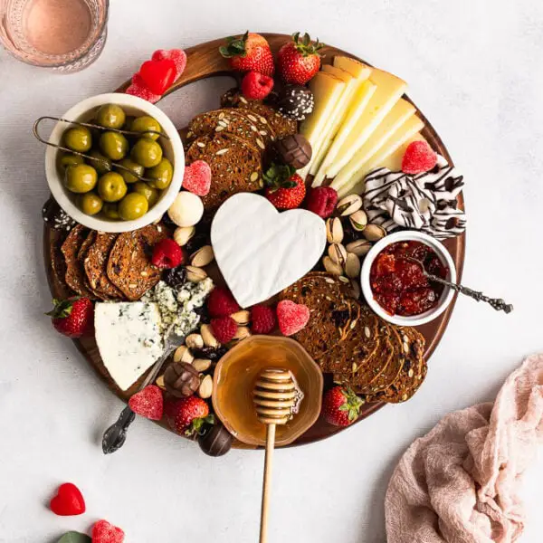 Romantic Cheese Board