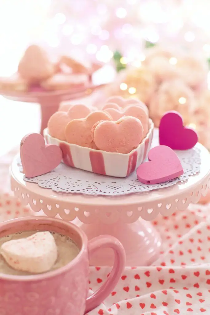 Easy Valentine's Day Dessert Ideas heart shaped cookies