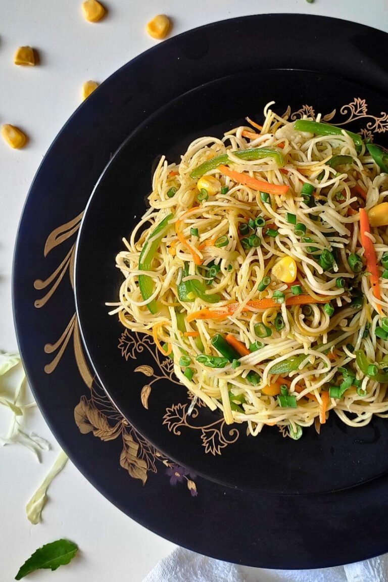 veg hakka noodles recipe