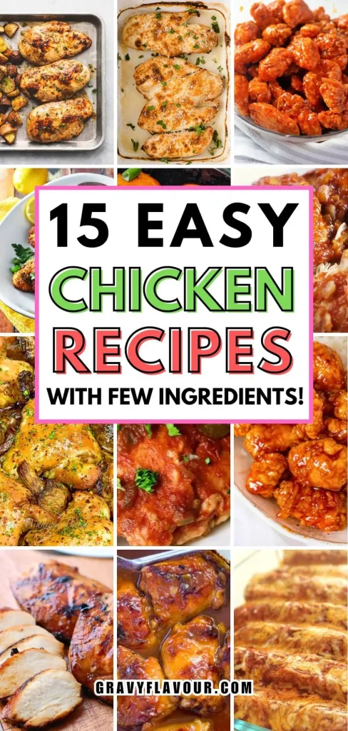 Easy Chicken Recipes for Dinner with Few Ingredients