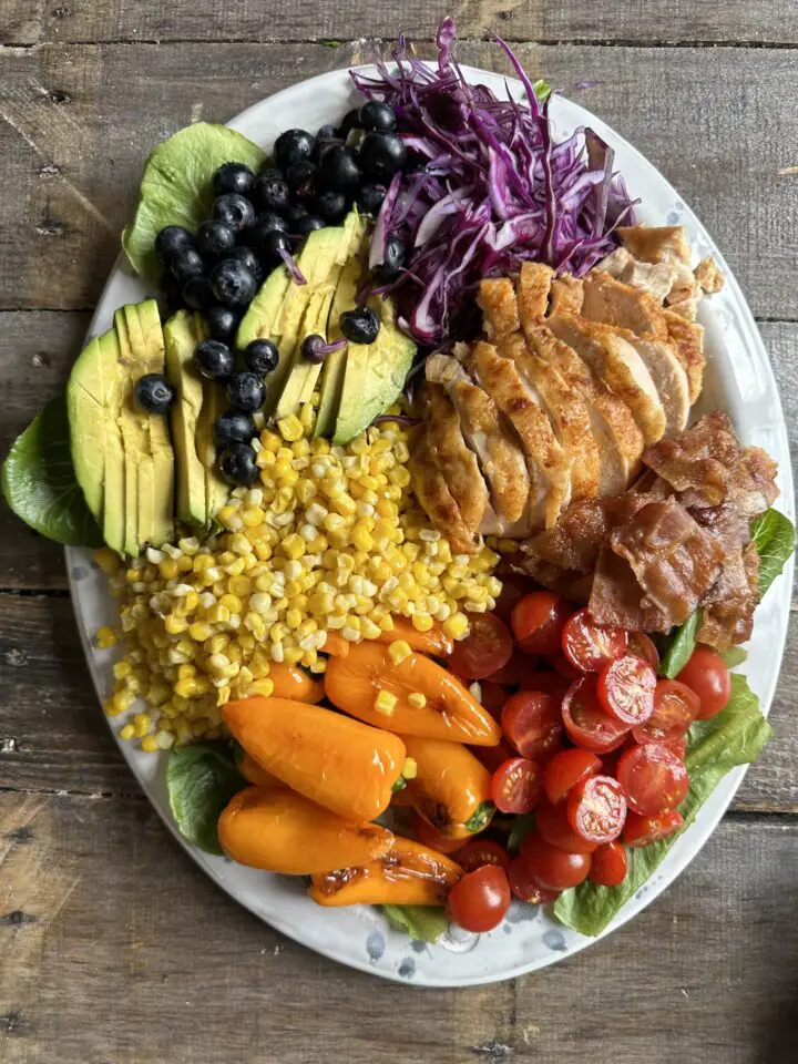 Rainbow Salad with Chicken