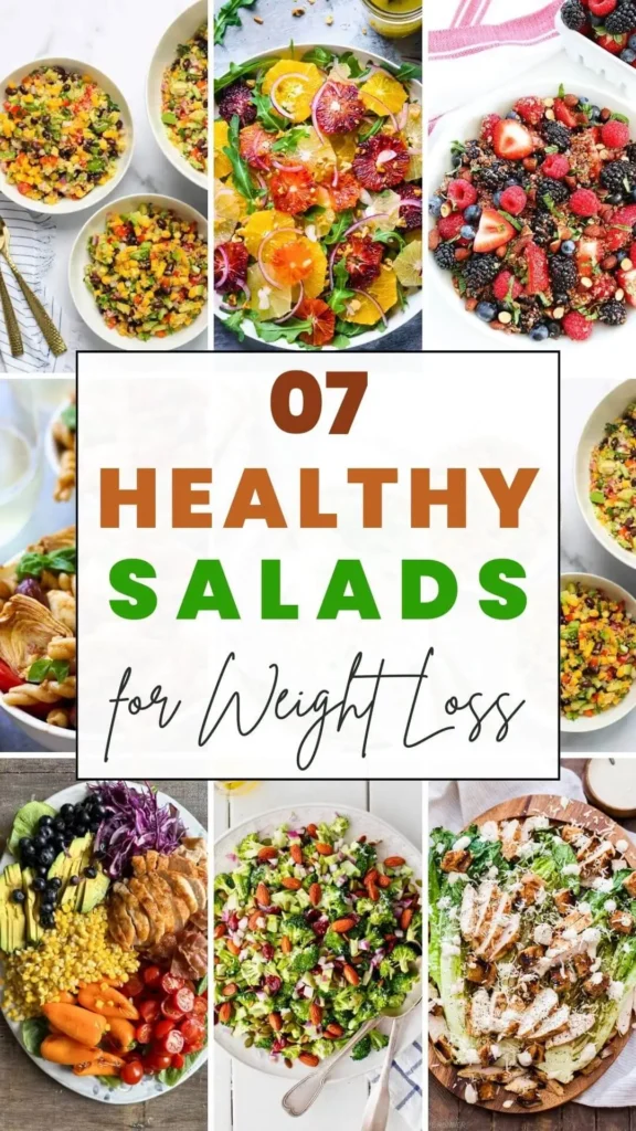 7 Healthy Salad Recipes for Weight Loss (Best & Easy!)