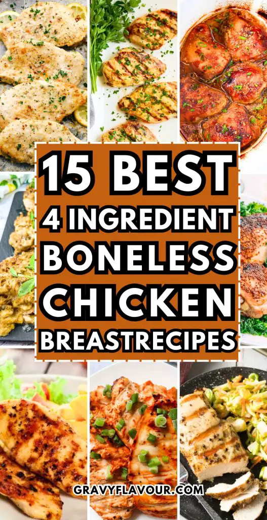 4 Ingredient Chicken Breast Recipes