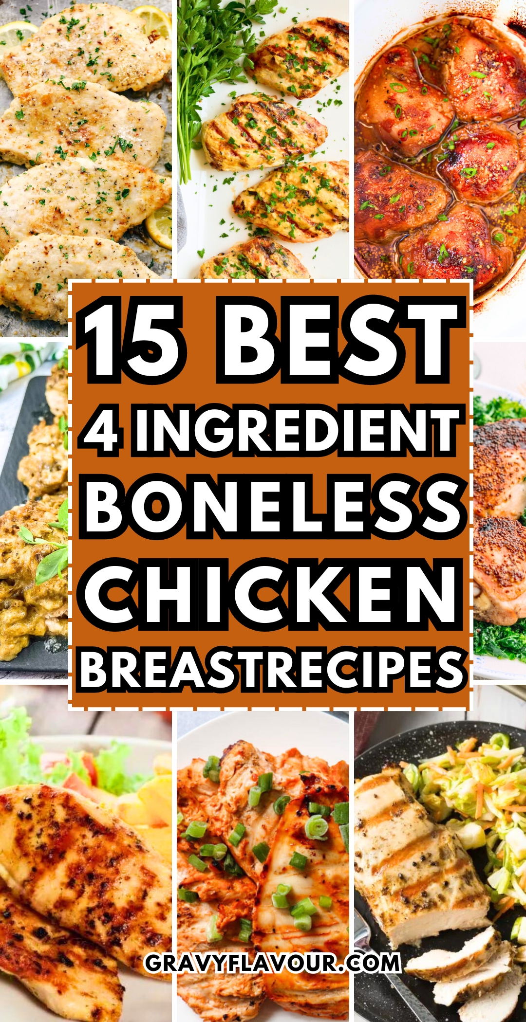 13 Easy 4 Ingredient Chicken Breast Recipes