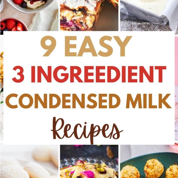 3 ingredient recipes dessert with condensed milk