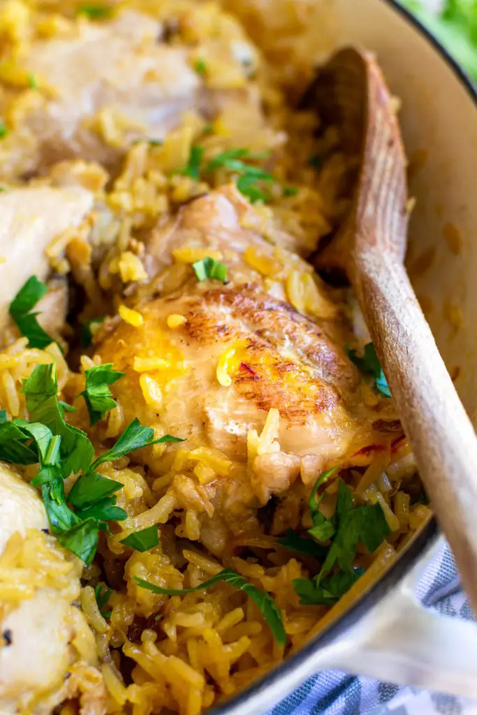 Stove Top Chicken And Rice (One Pot)
