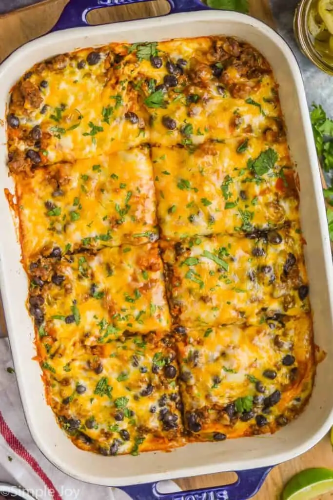 Beef Enchilada Casserole