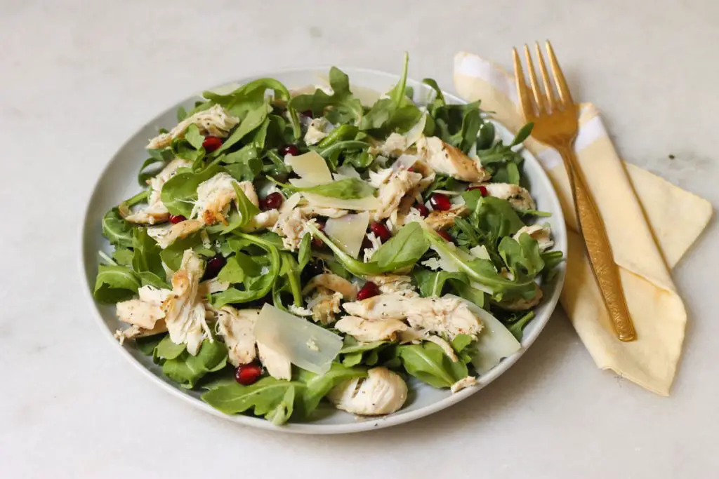 Lemon Arugula Chicken Salad