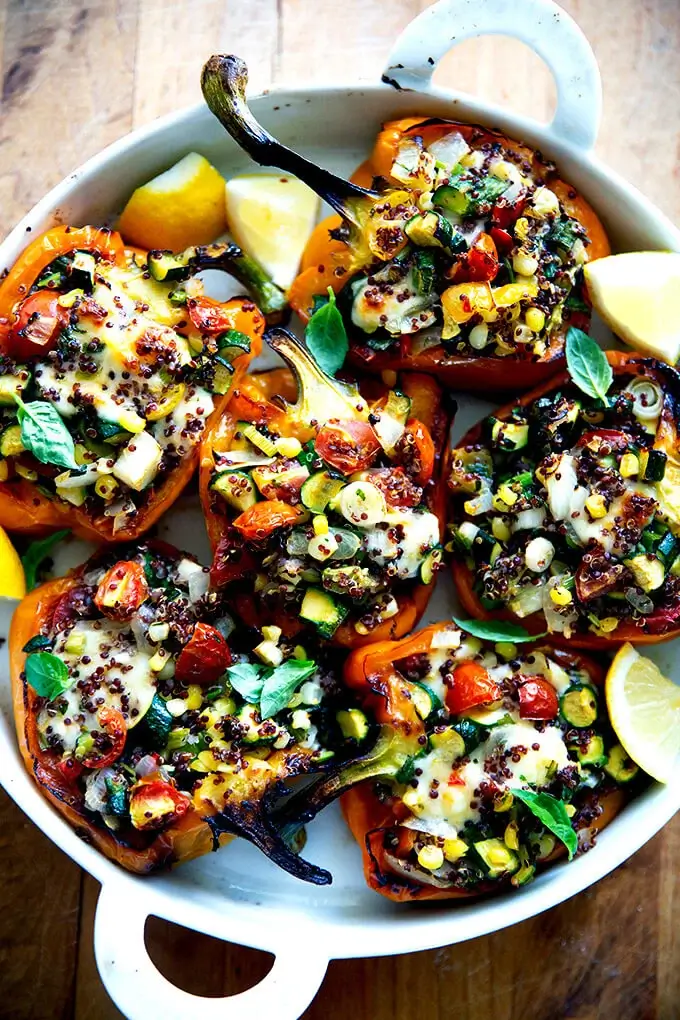 Veggie-Loaded Stuffed Bell Peppers