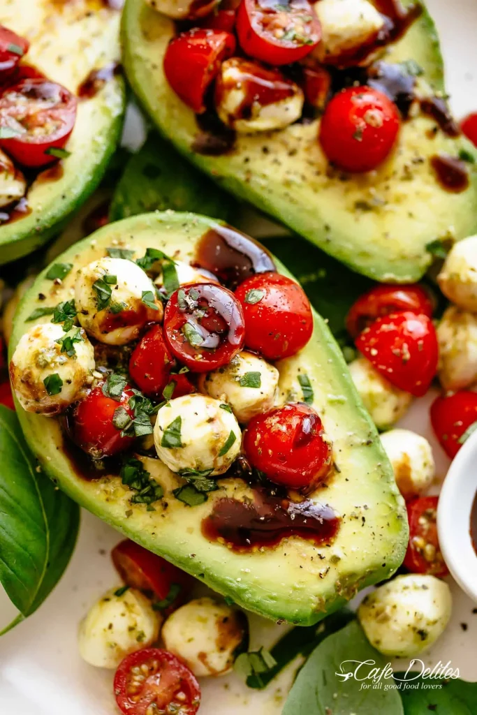 Caprese Stuffed Avocado