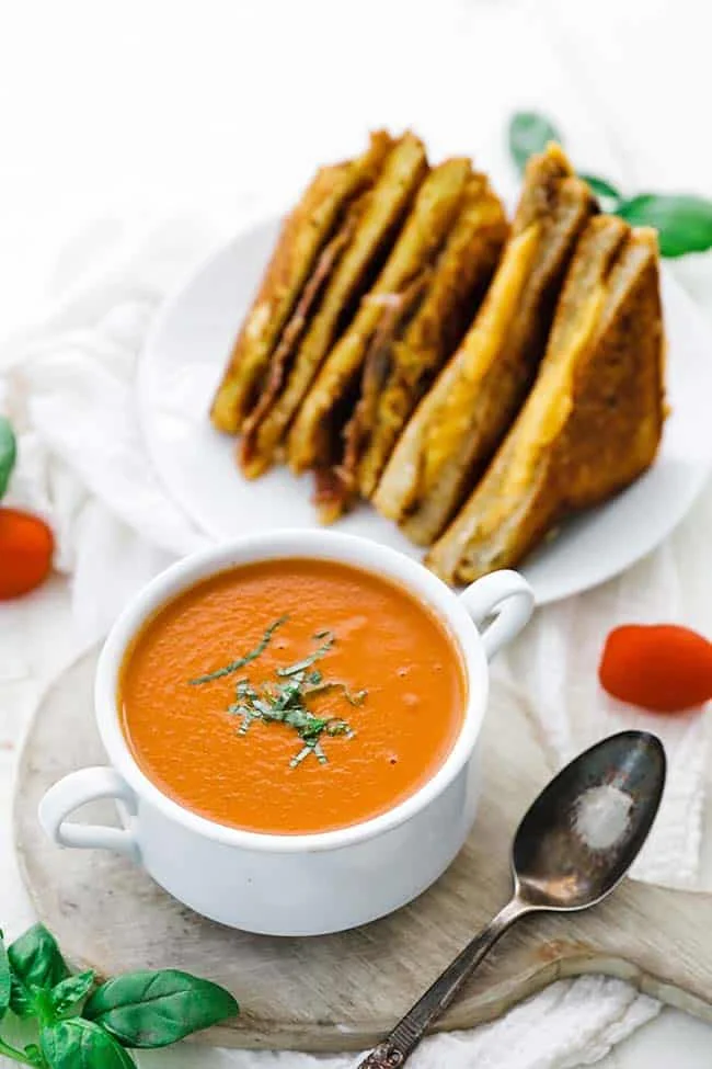 Grilled Cheese and Tomato Soup