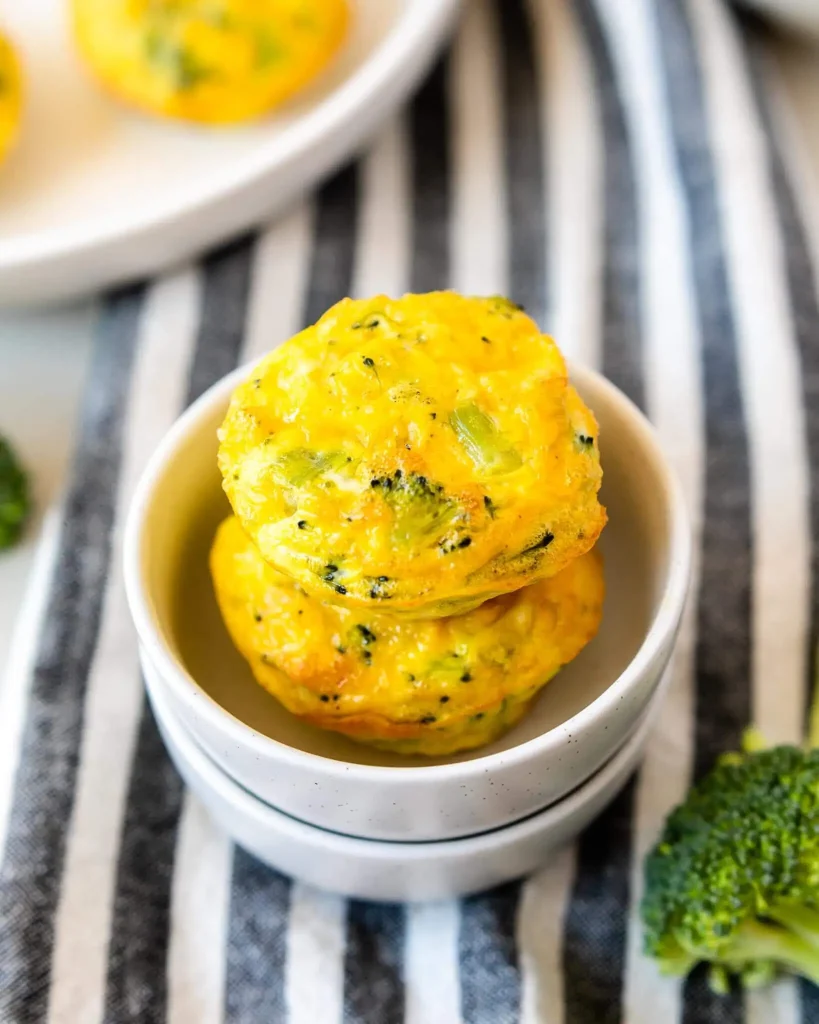 Cheddar Broccoli Egg Muffins