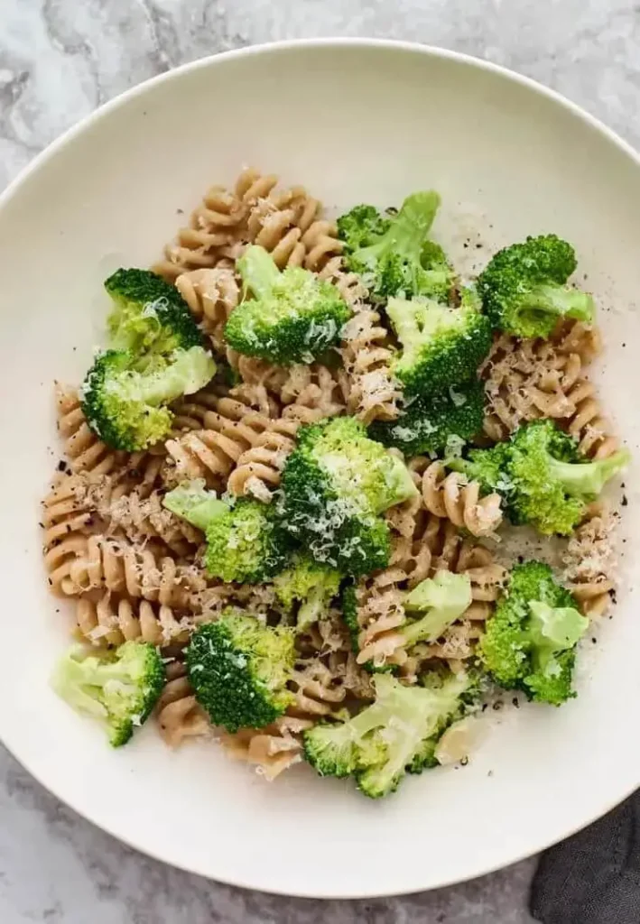 Whole Wheat Pasta With Broccoli and Parmesan