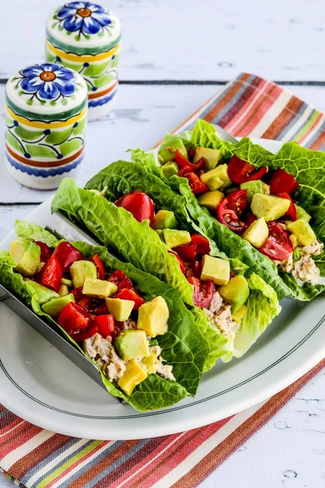 Tuna Salad Lettuce Wraps