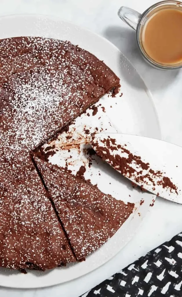 3-Ingredient Flourless Chocolate Cake