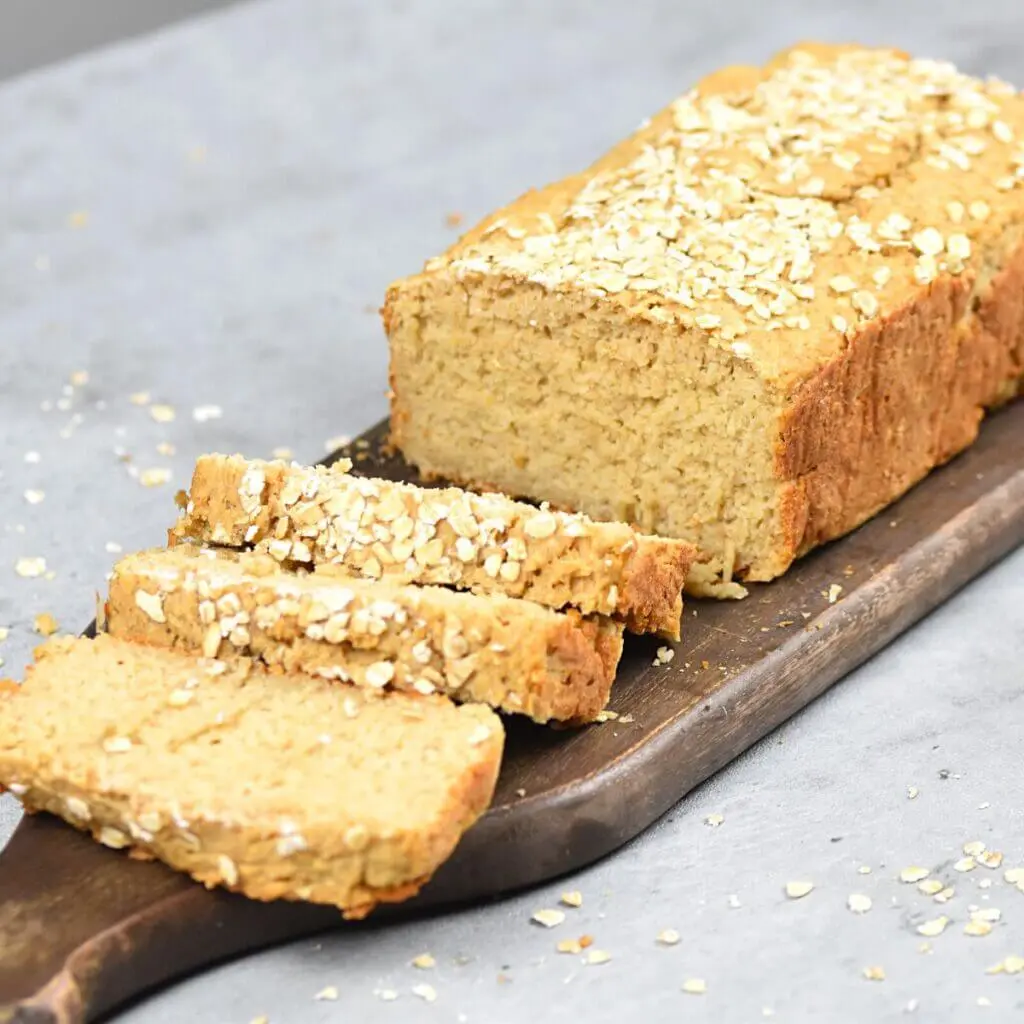 3 Ingredient Healthy Oat Bread