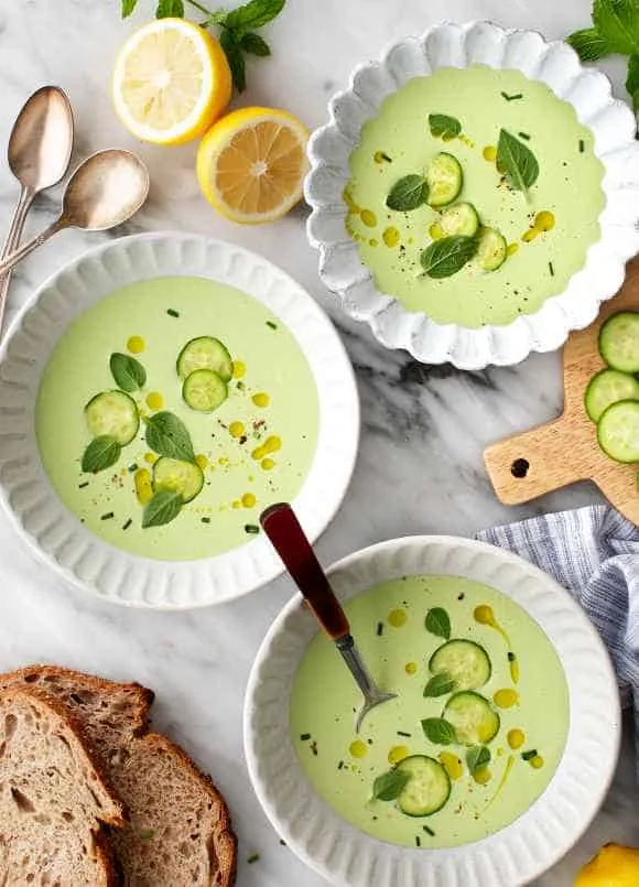 Cold Cucumber Soup