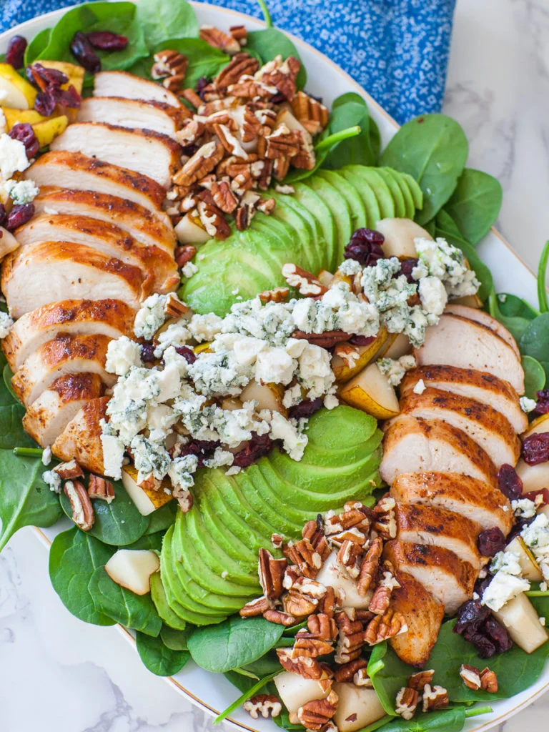 Easy Spinach Chicken Salad