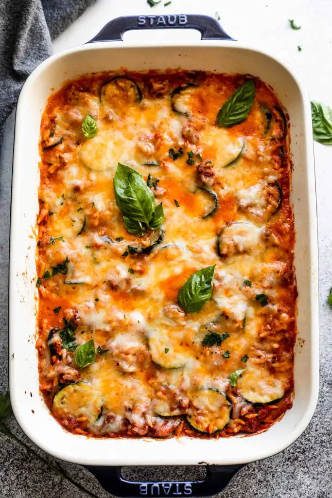 Beef Zucchini Casserole