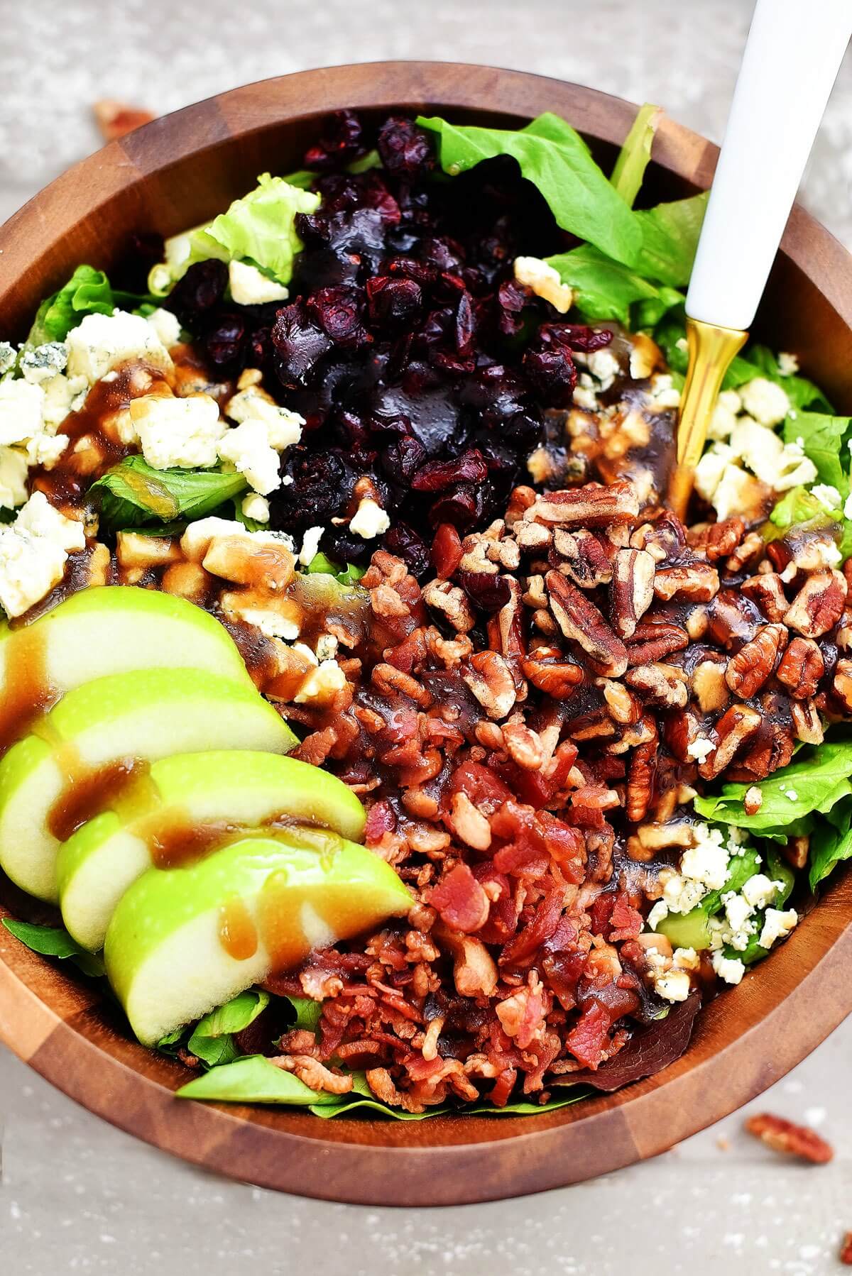 Apple, Bacon & Gorgonzola Salad