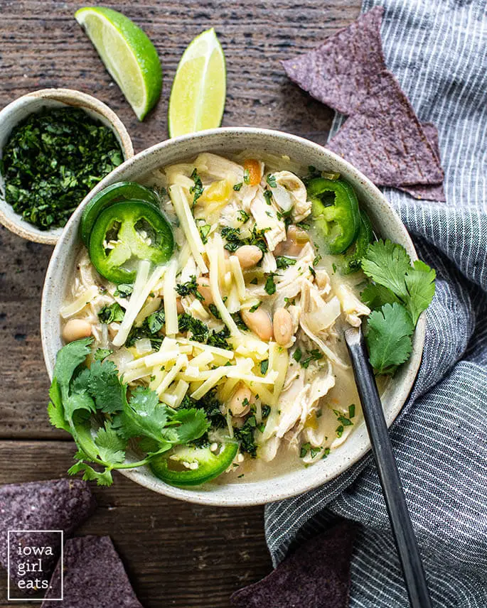 CrockPot White Chicken Chili