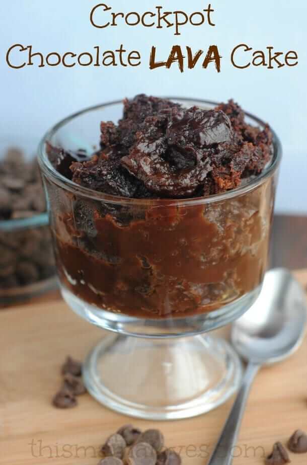 Crockpot Chocolate Lava Cake