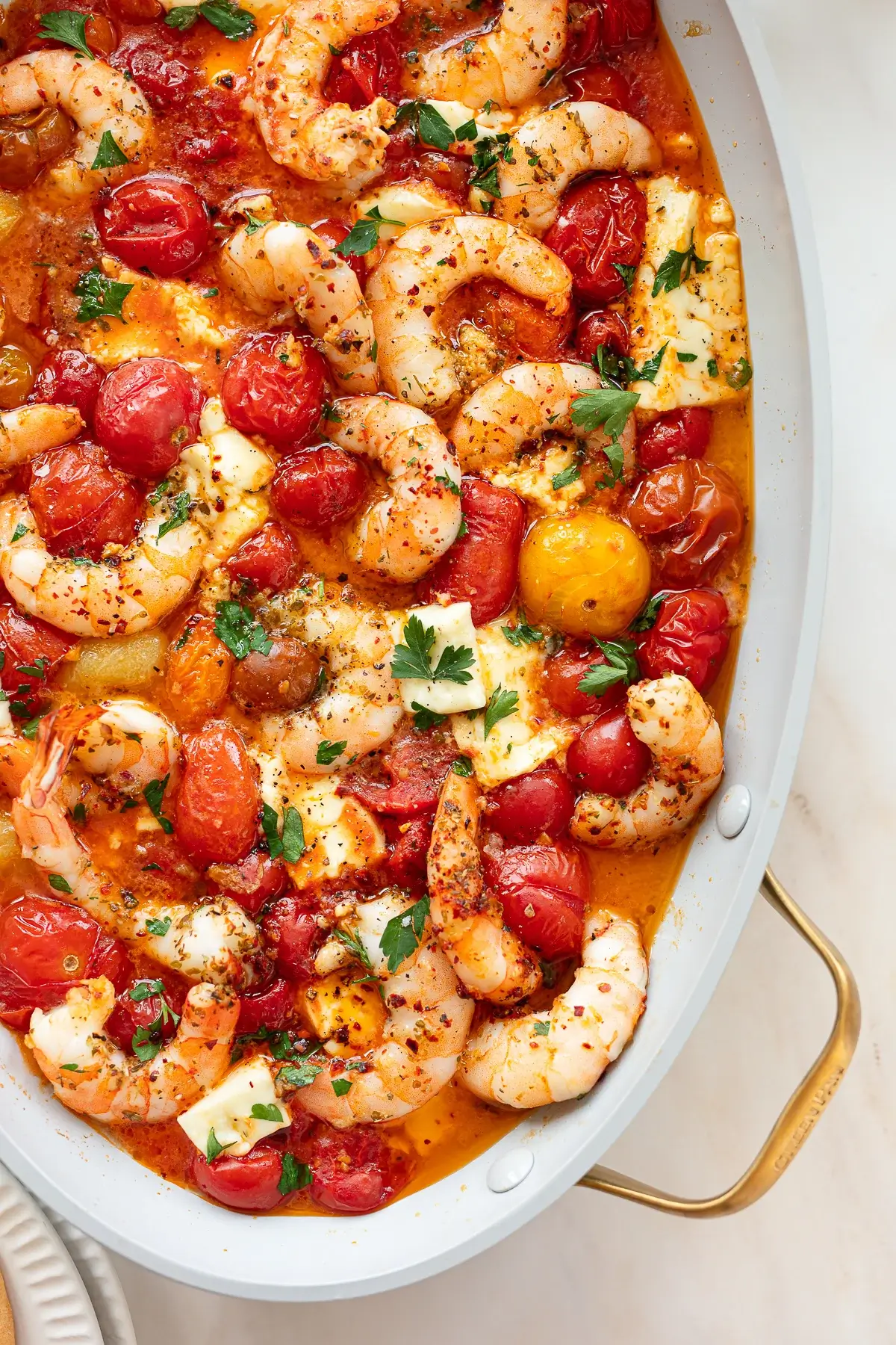 Baked Feta Shrimp and Tomatoes - Easy 30-Minute Recipe