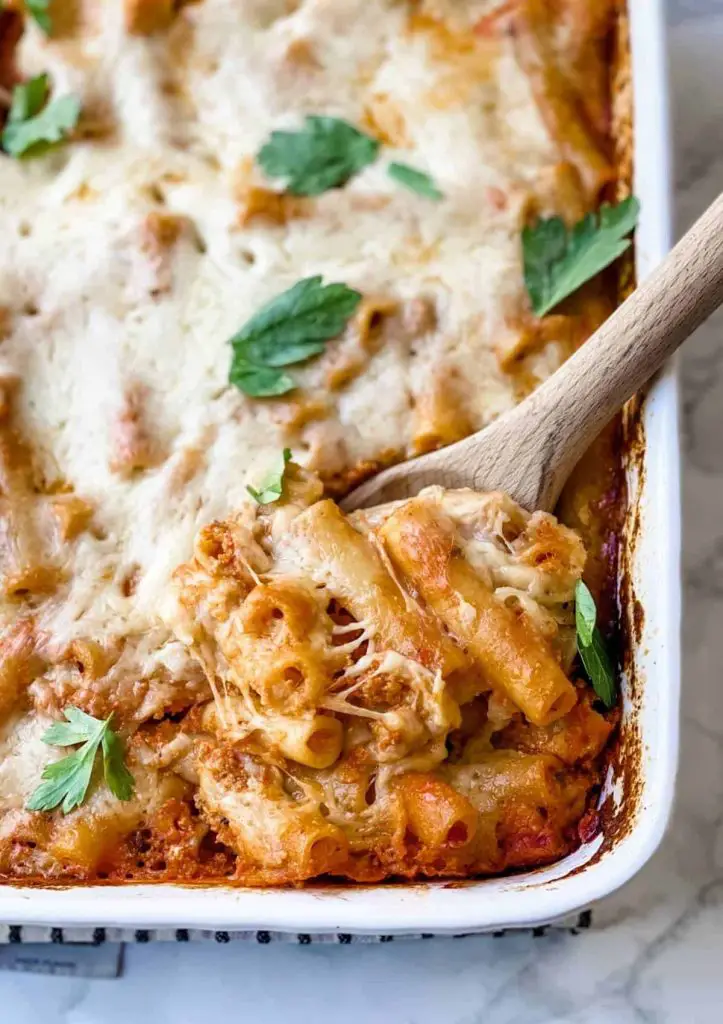 Healthy Baked Ziti