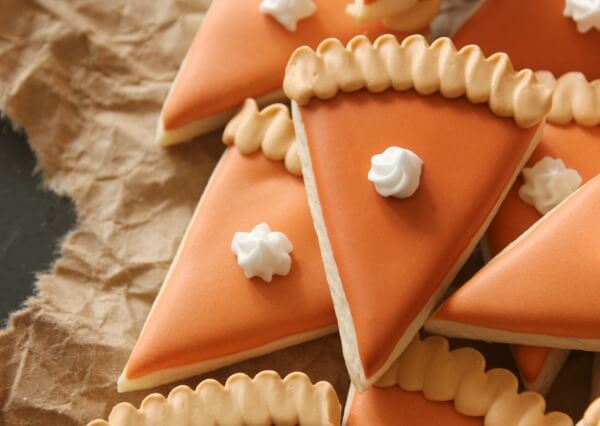 Pumpkin Cookies with Brown Butter Icing