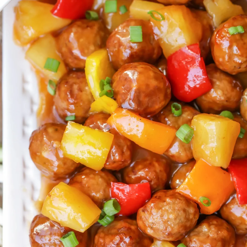 Sweet and Sour Meatballs