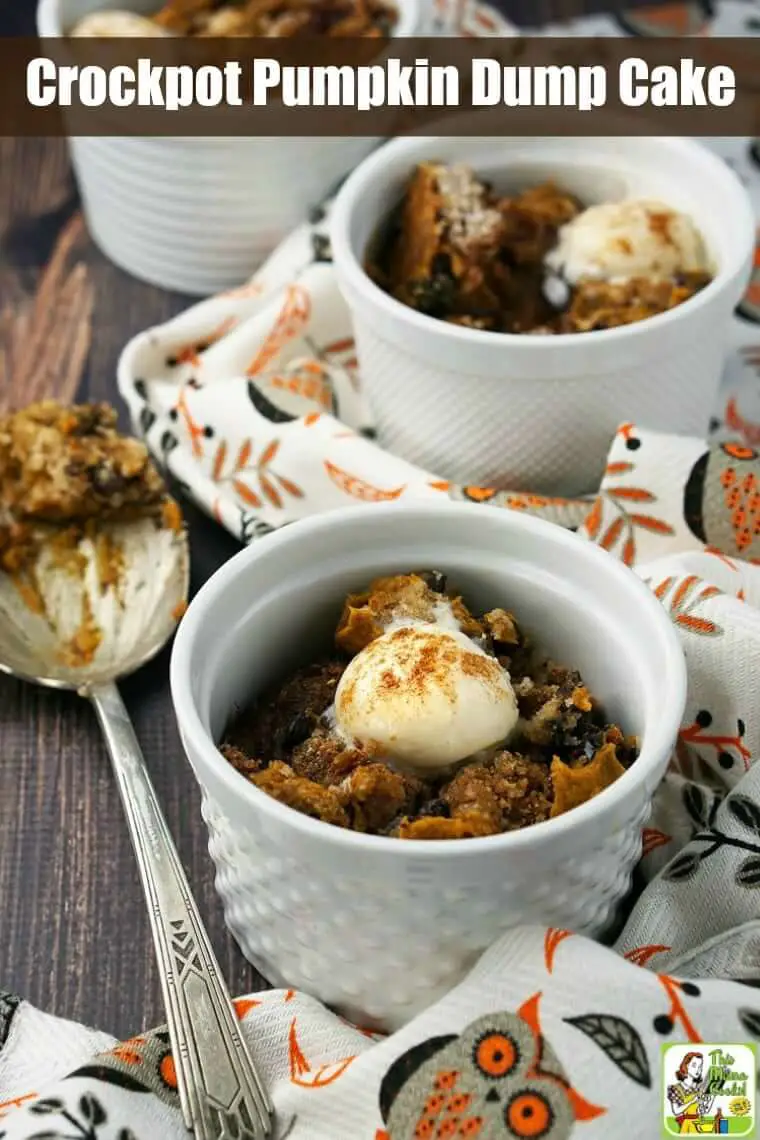 Crockpot Pumpkin Dump Cake