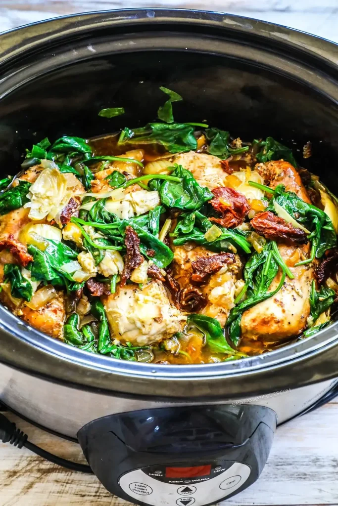 Crock Pot Tuscan Chicken