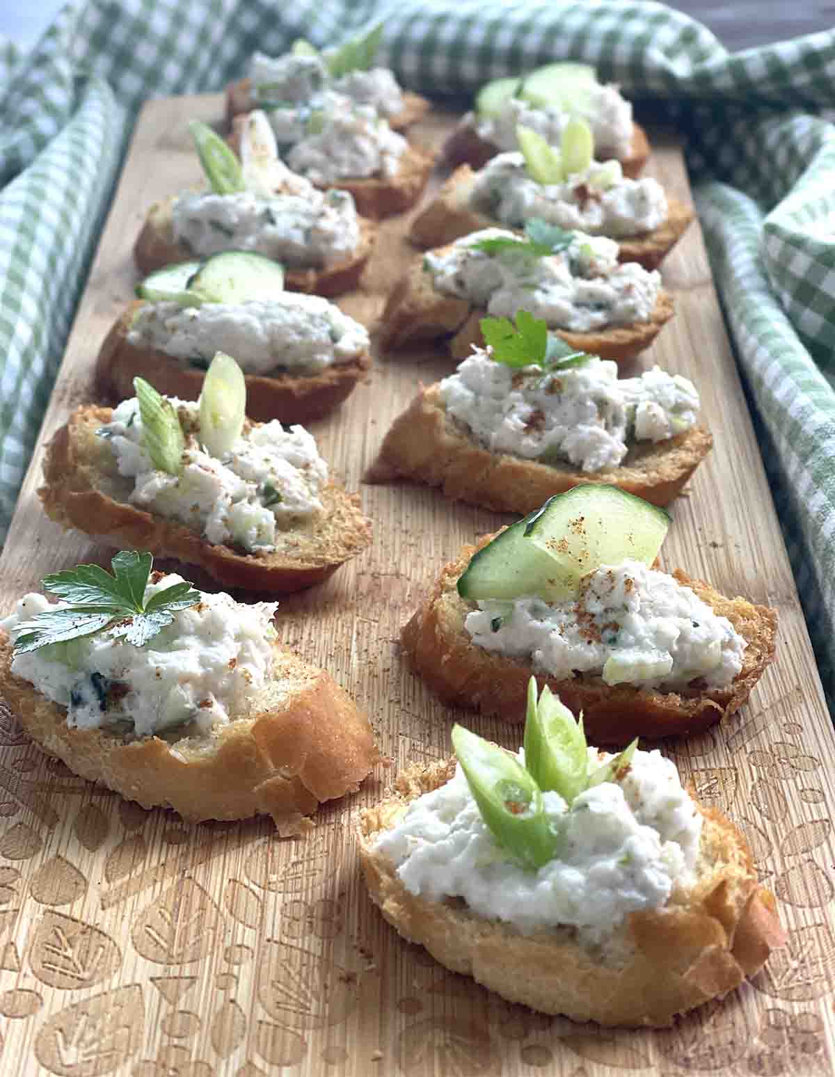 Crab Canapes