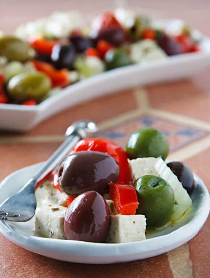 Olive Bar Medley - The Mediterranean Dish