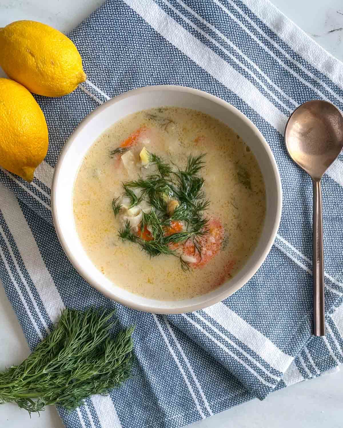 Greek Chickpea Soup - The Mediterranean Dish