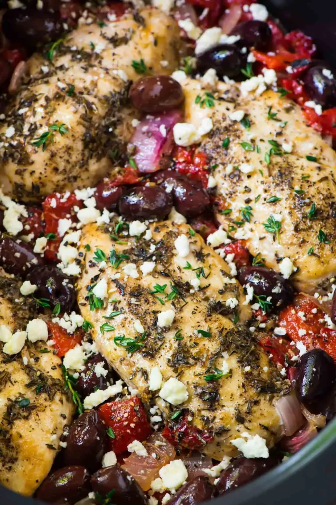 Slow Cooker Greek Chicken