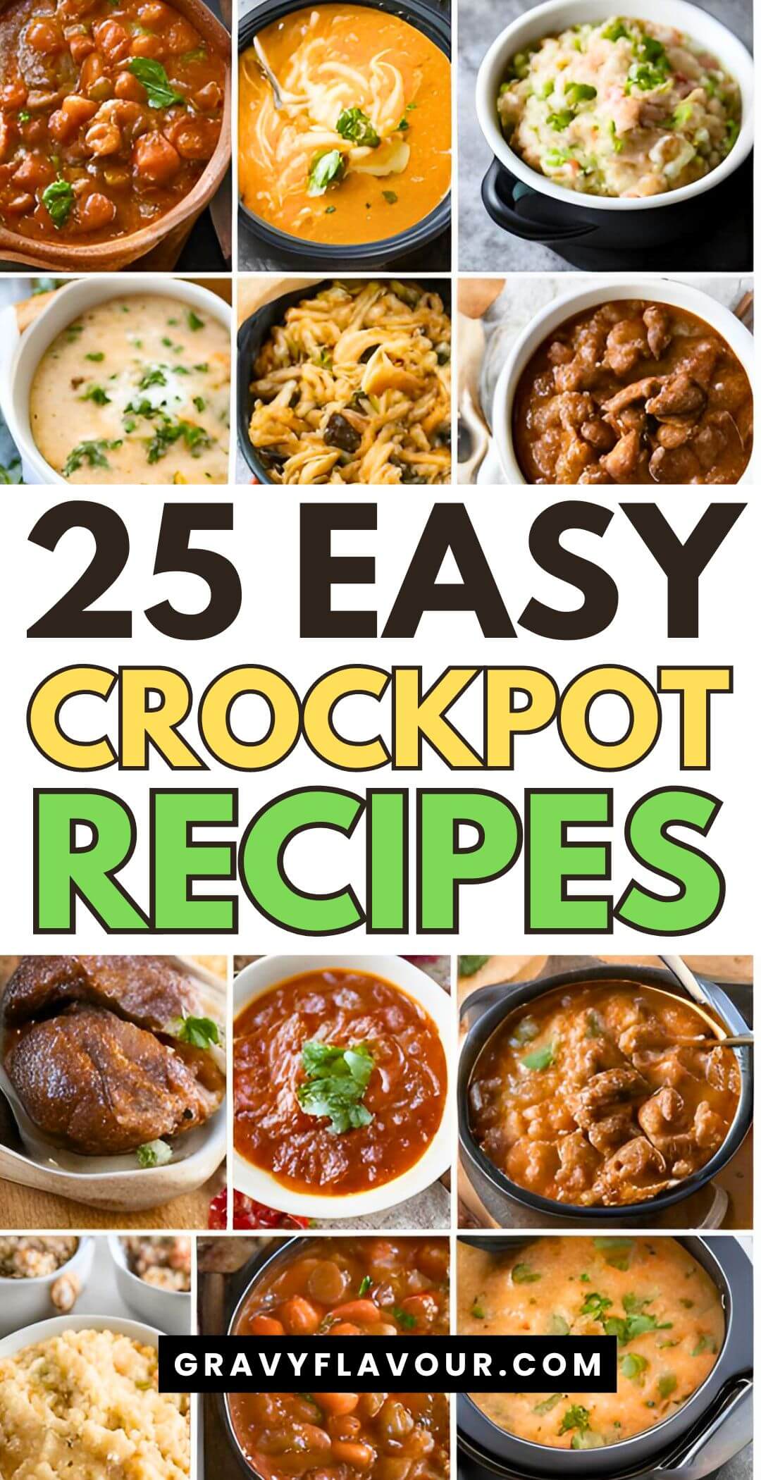 25 Easy Crockpot Recipes