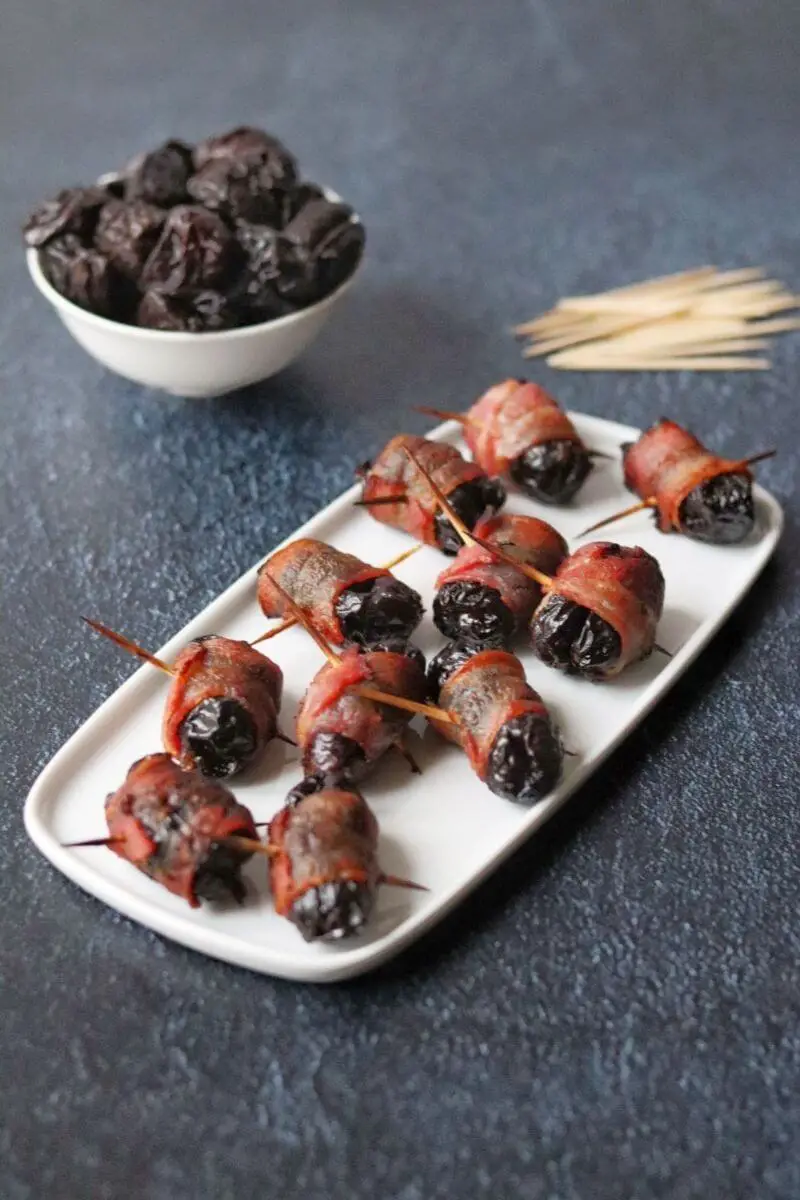 Bacon-Wrapped Prunes