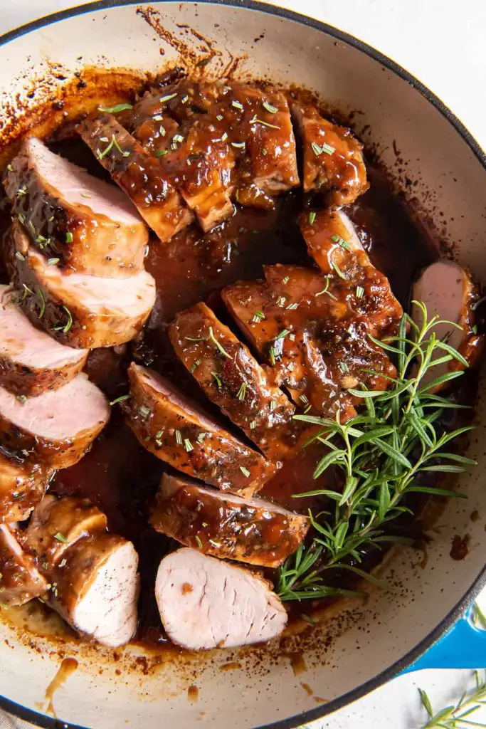 Apricot Glazed Pork Tenderloin