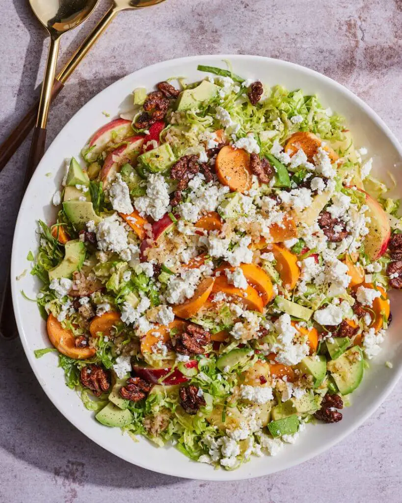 Persimmon, Pomegranate & Ricotta Salad