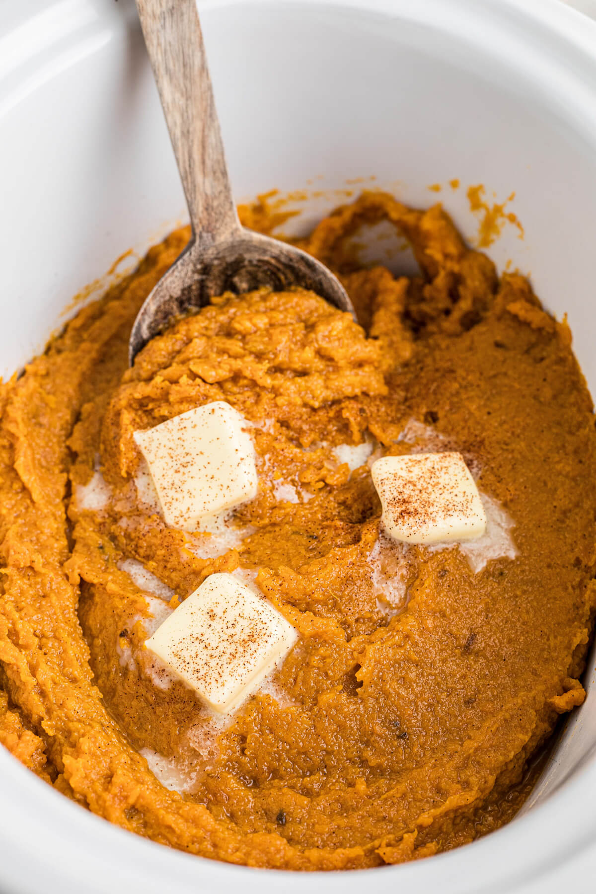 Slow Cooker Mashed Sweet Potatoes