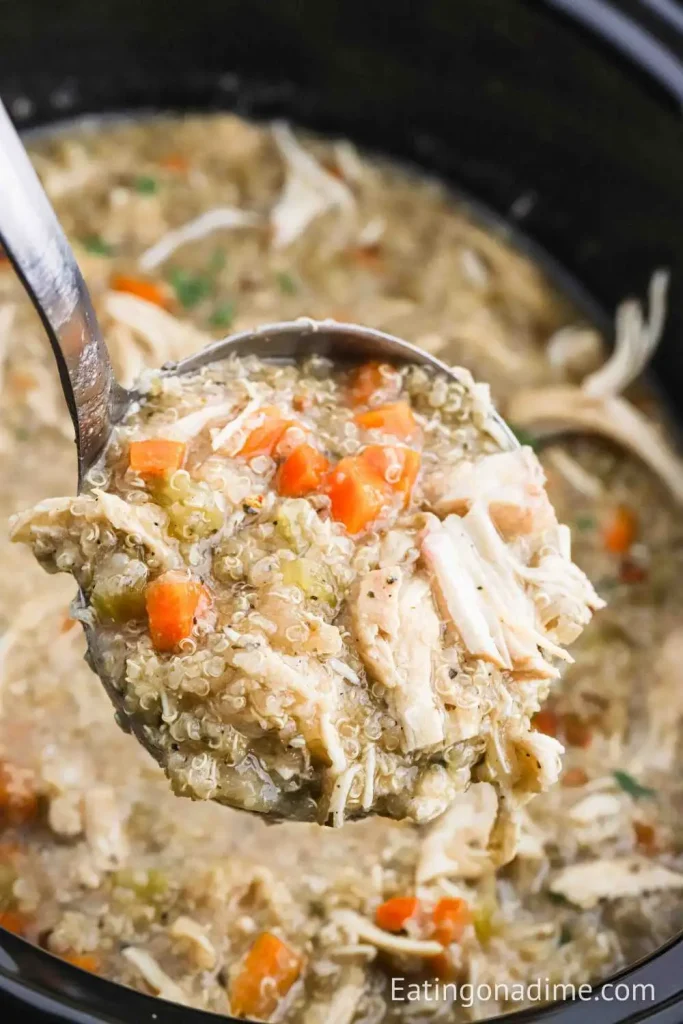 Crock Pot Chicken Quinoa Soup