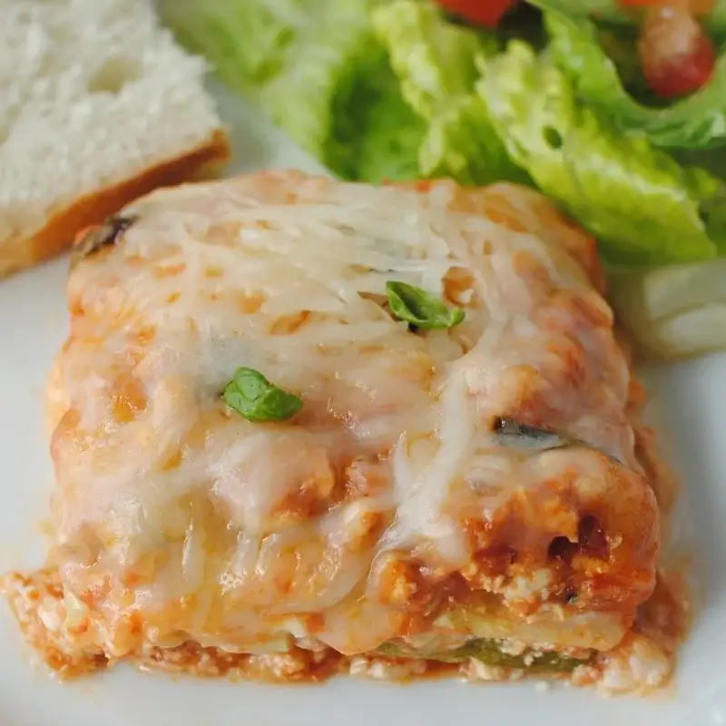 Very Low-Calorie Lasagna with Zucchini