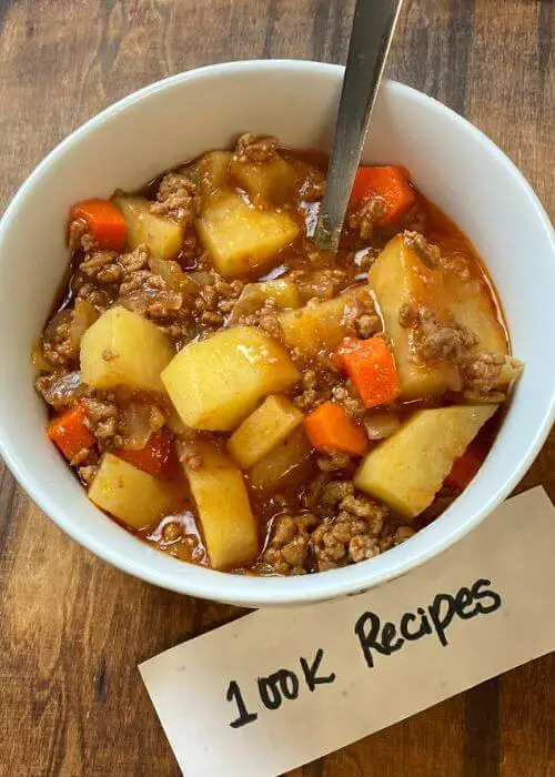 Slow Cooker Poor Man’s Stew