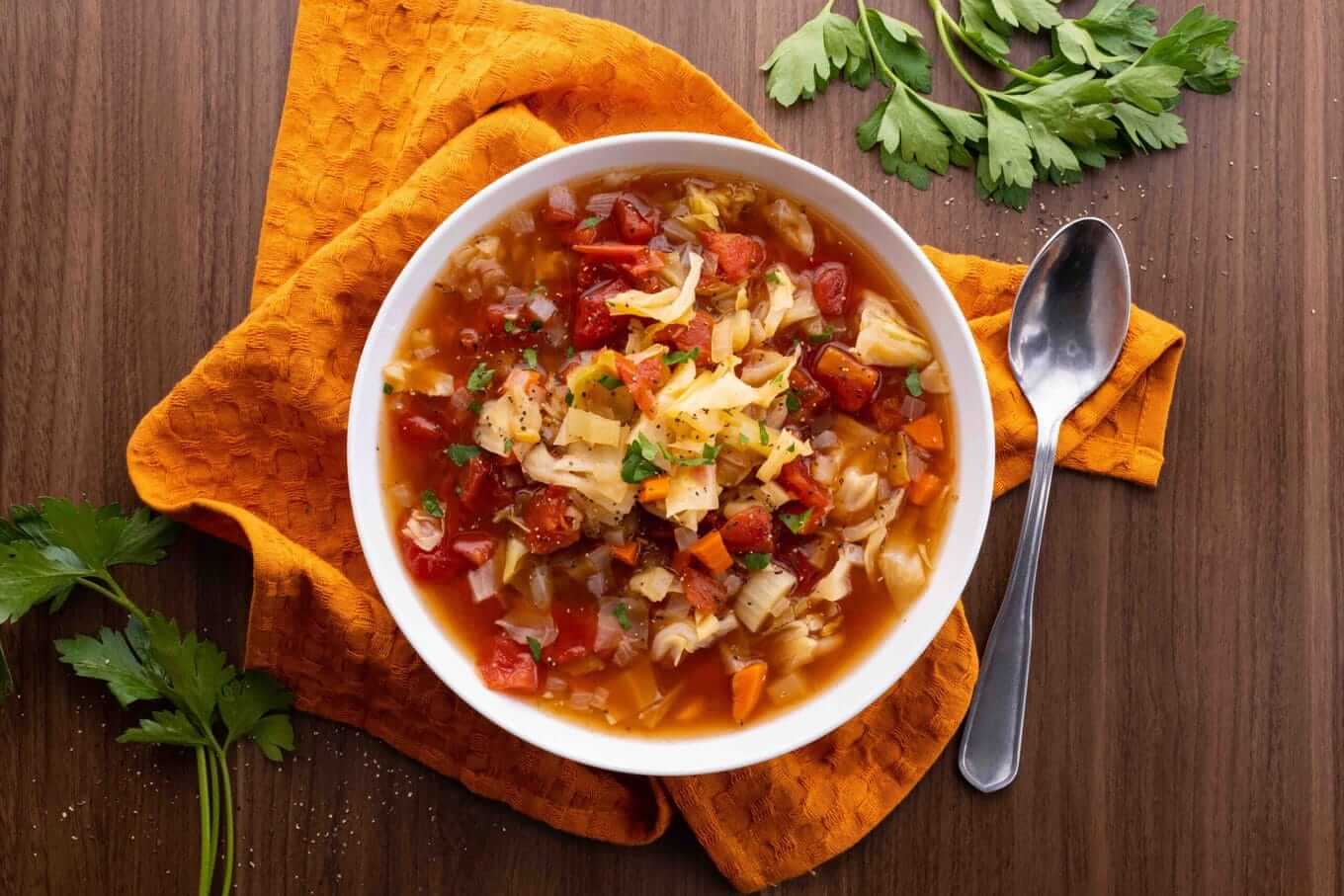 Weight Loss Cabbage Soup from Dinner Then Dessert