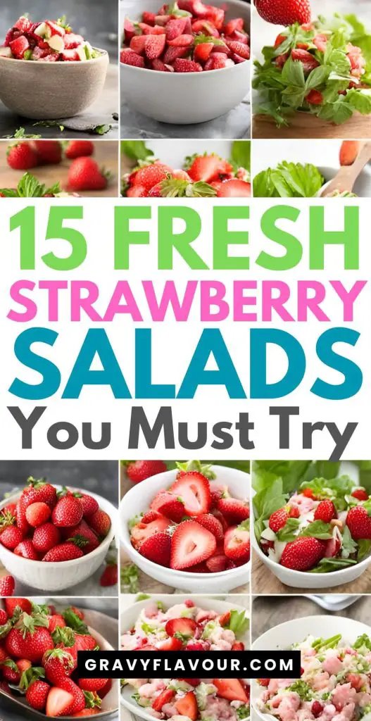 15 Fresh Strawberry Salads